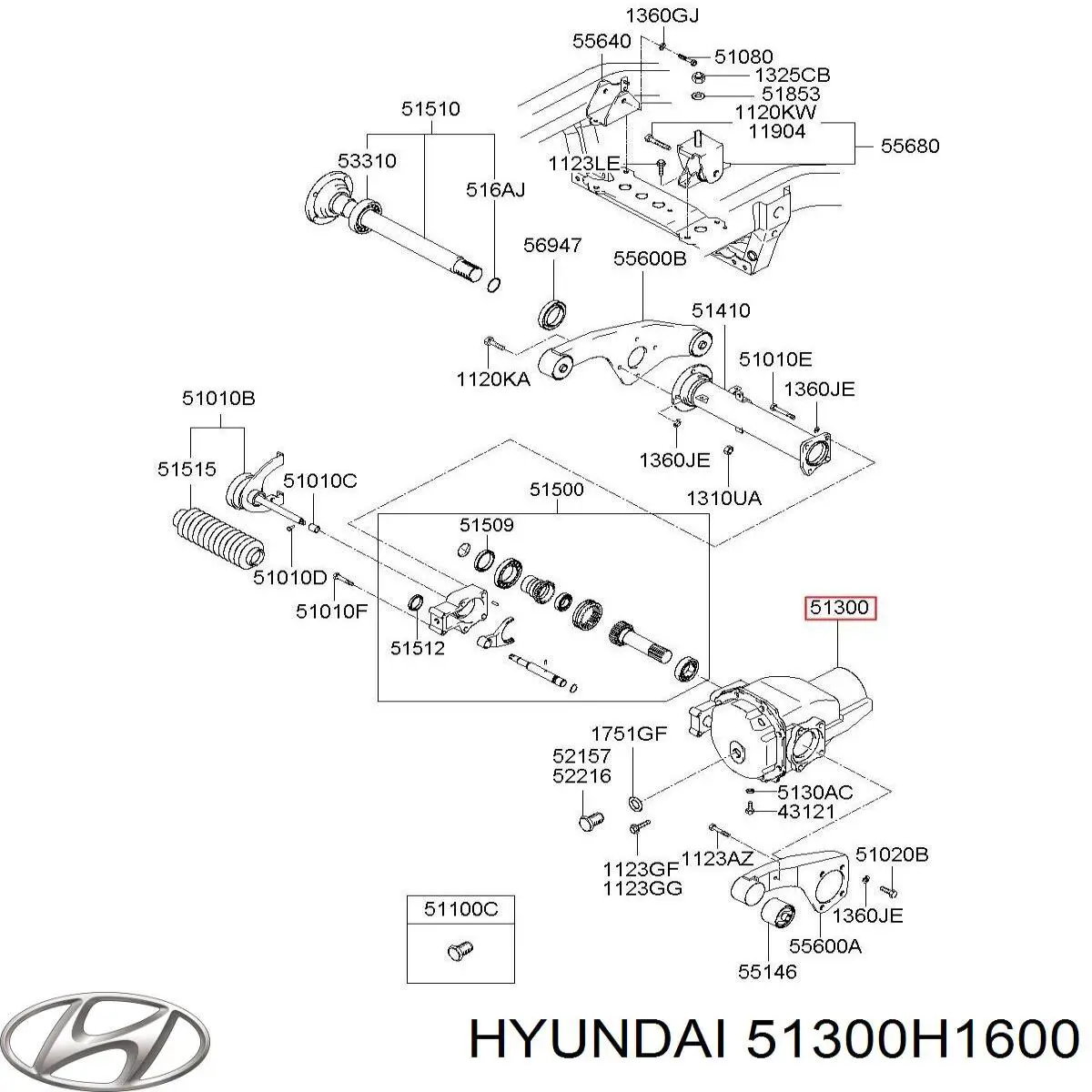  51300H1600 Hyundai/Kia