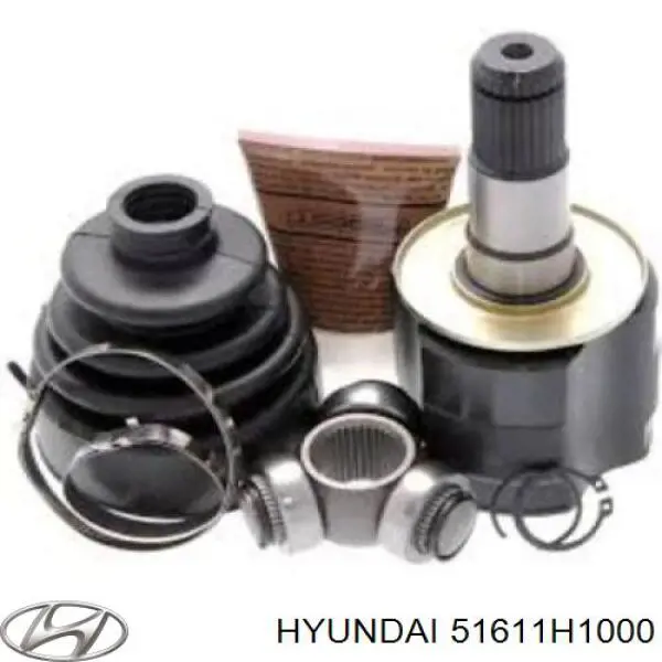 ШРУС внутренний передний левый 51611H1000 Hyundai/Kia