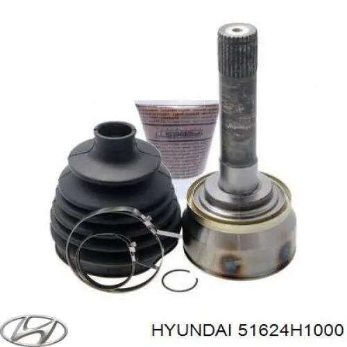 Привод передний правый Hyundai/Kia 51624H1000 цена, от 111.14 USD