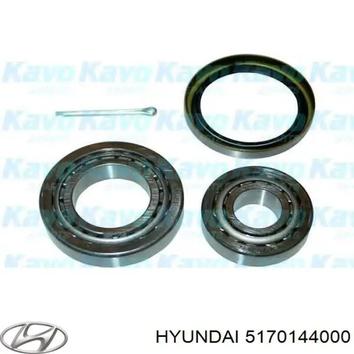 Подшипник ступицы передней внутренний Hyundai/Kia 5170144000