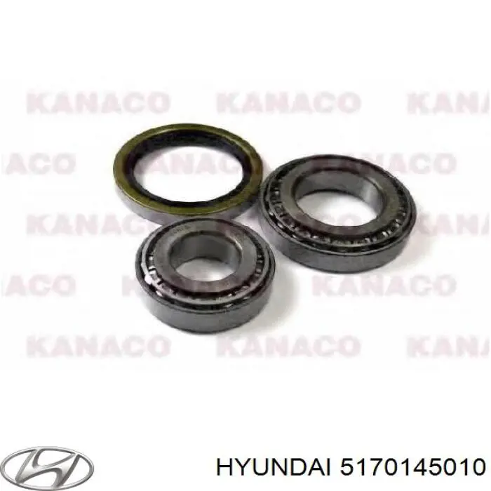 Подшипник ступицы передней внутренний Hyundai/Kia 5170145010
