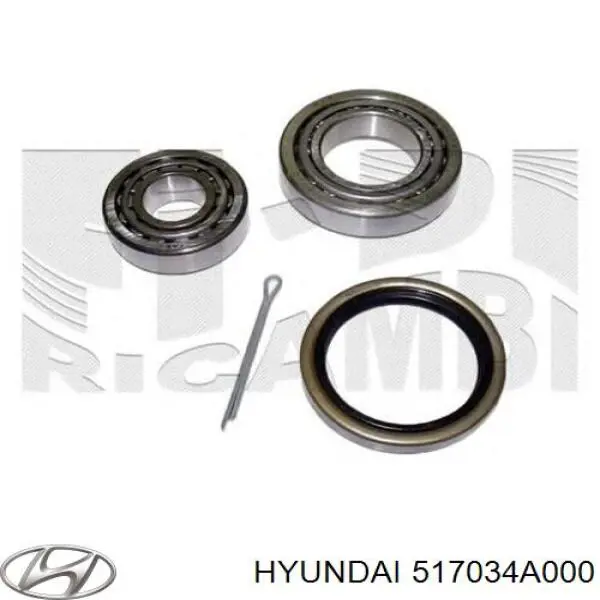 Комплект подшипника ступицы колеса Hyundai/Kia 517034A000 цена, от 14.29 USD