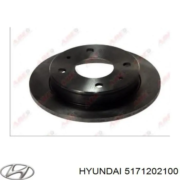 Передние тормозные диски 5171202100 Hyundai/Kia