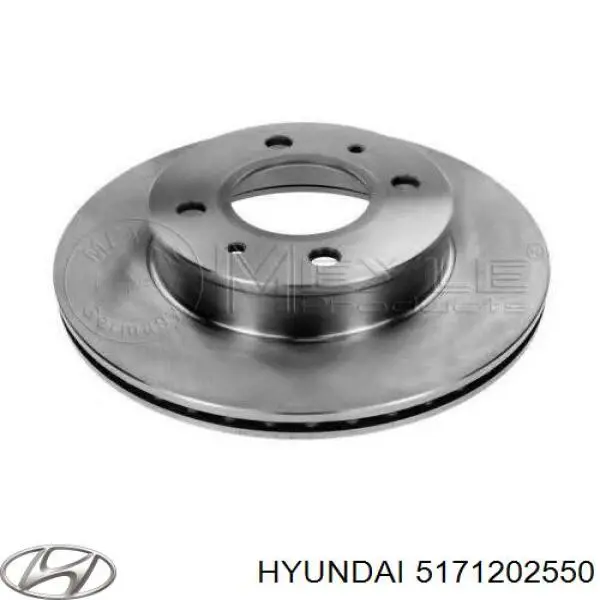 Передние тормозные диски 5171202550 Hyundai/Kia