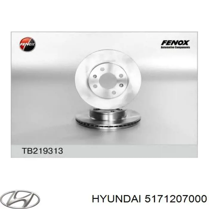 Тормоз дисковый передний Hyundai/Kia 5171207000 цена, от 27.33 USD