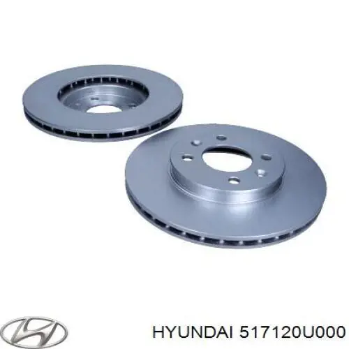 517120U000 Hyundai/Kia Диск тормозной передний