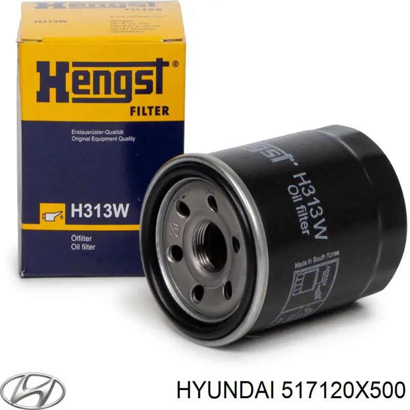 Передний тормозной диск Hyundai/Kia 517120X500