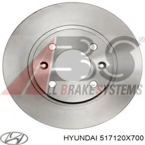 Купить 517120X700 Hyundai/Kia Ротор тормозной