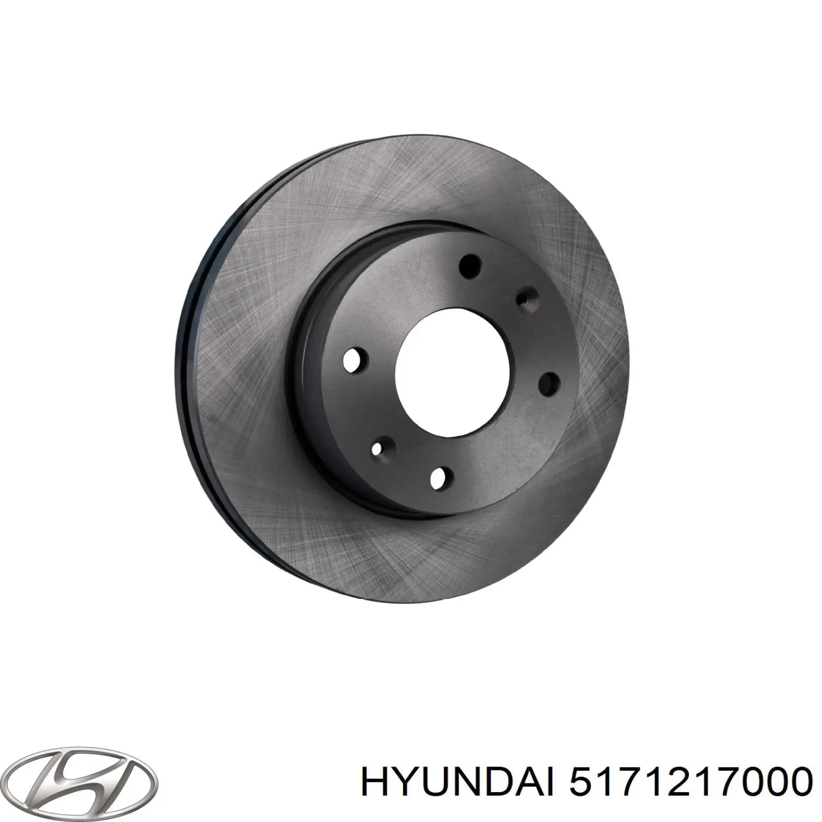 Передний тормозной диск Hyundai/Kia 5171217000