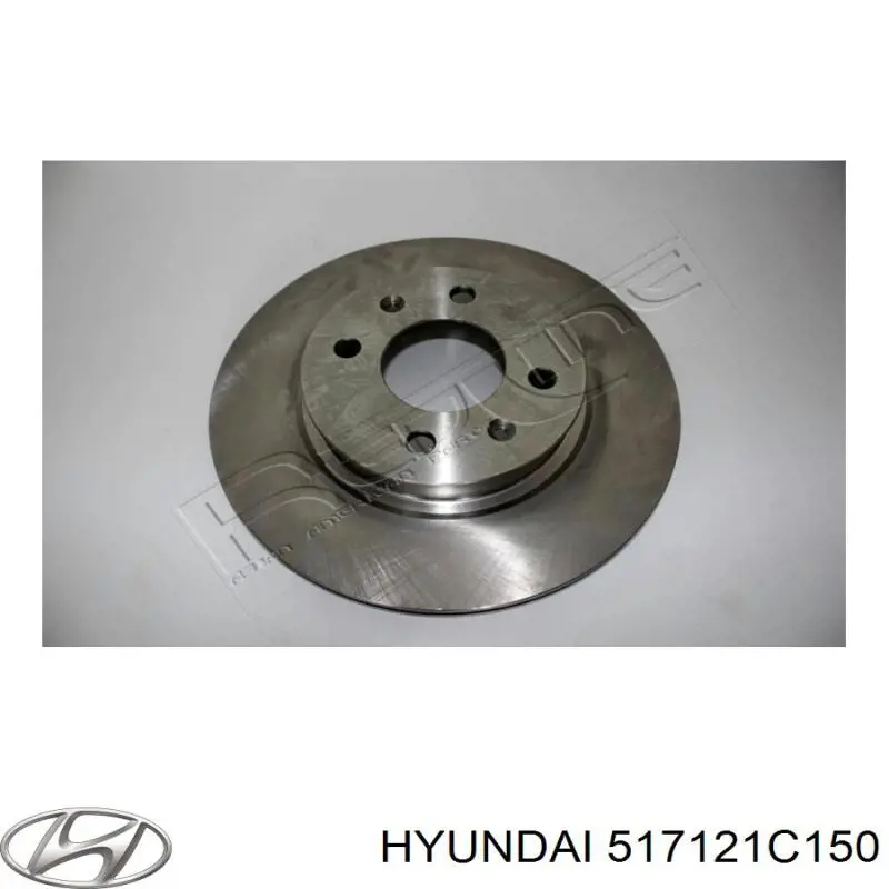 Передние тормозные диски 517121C150 Hyundai/Kia