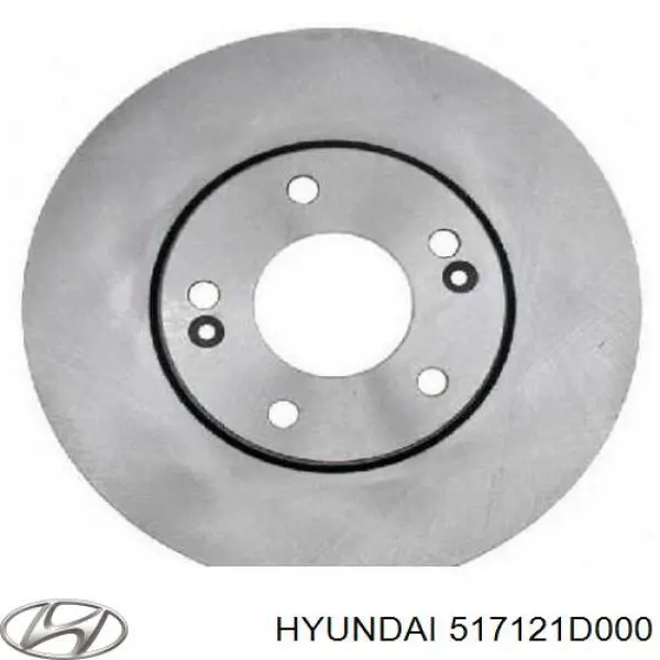 517121D000 Hyundai/Kia Диск тормозной передний