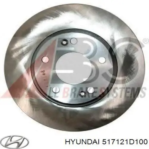 517121D100 Hyundai/Kia диск тормозной передний