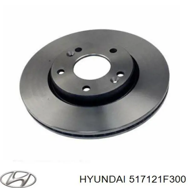 517121F300 Hyundai/Kia диск тормозной передний