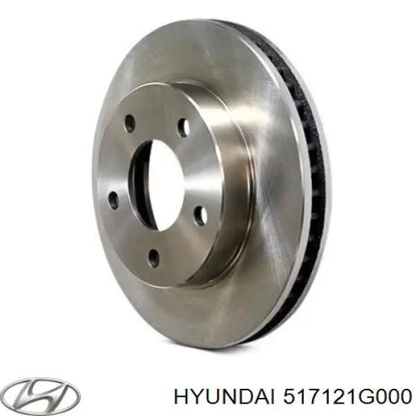 517121G000 Hyundai/Kia диск тормозной передний