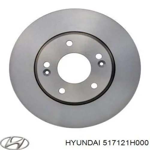517121H000 Hyundai/Kia Диск тормозной передний