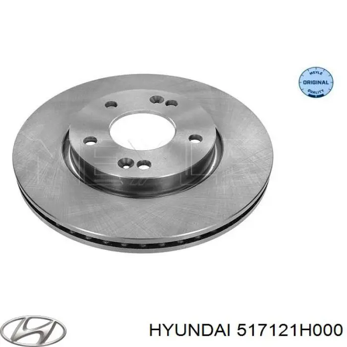 Передний тормозной диск Hyundai/Kia 517121H000