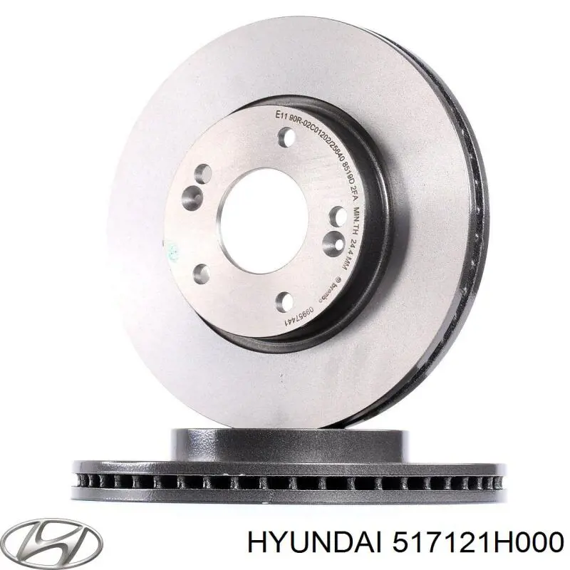 Купить 517121H000 Hyundai/Kia Ротор тормозной