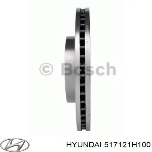 Передний тормозной диск Hyundai/Kia 517121H100