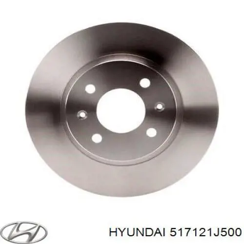 517121J500 Hyundai/Kia диск тормозной передний