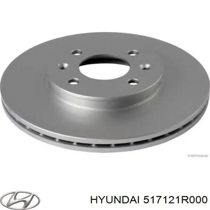 Freno de disco delantero 517121R000 Hyundai/Kia