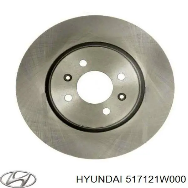 Передние тормозные диски 517121W000 Hyundai/Kia