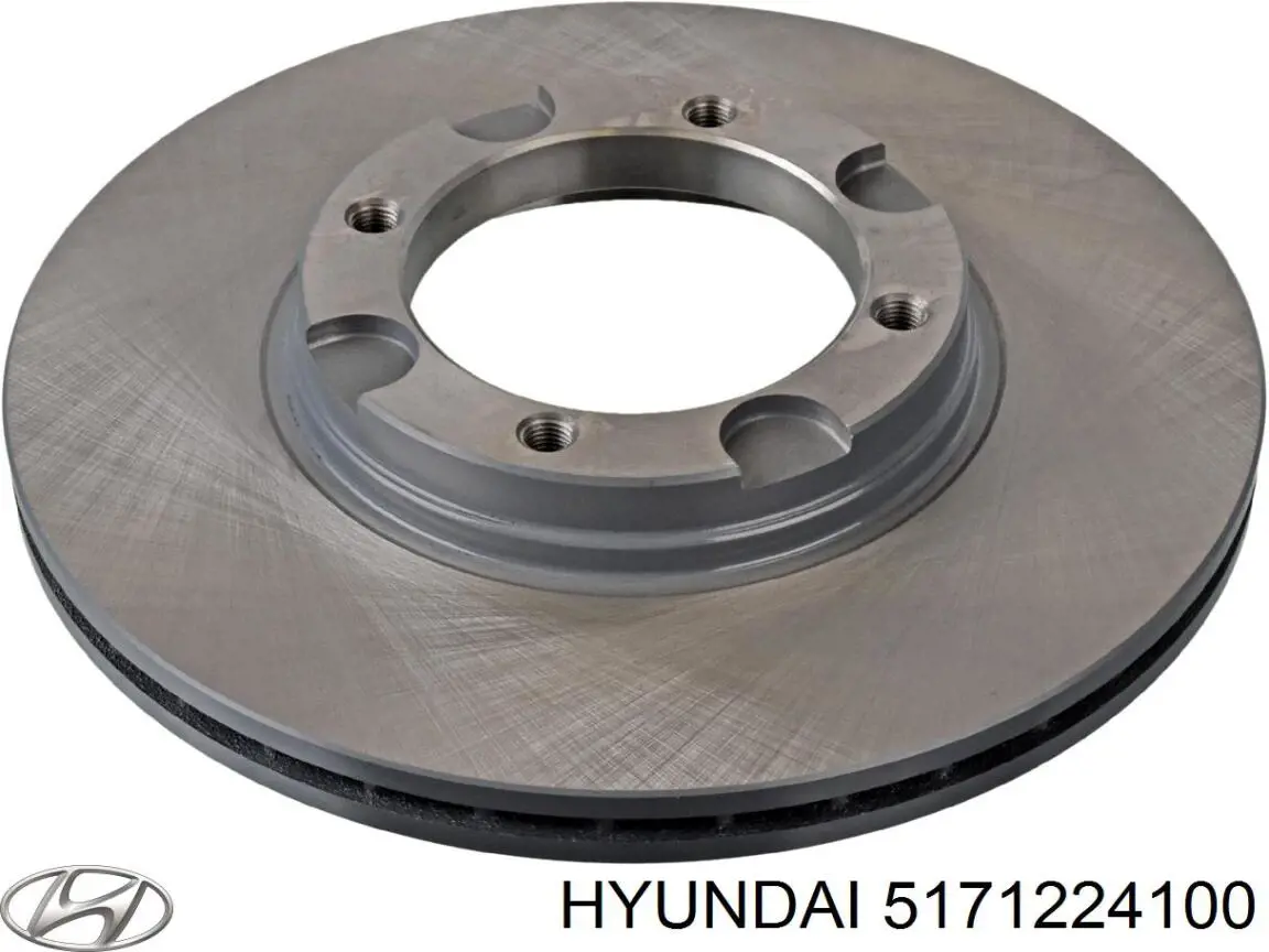 Передний тормозной диск Hyundai/Kia 5171224100