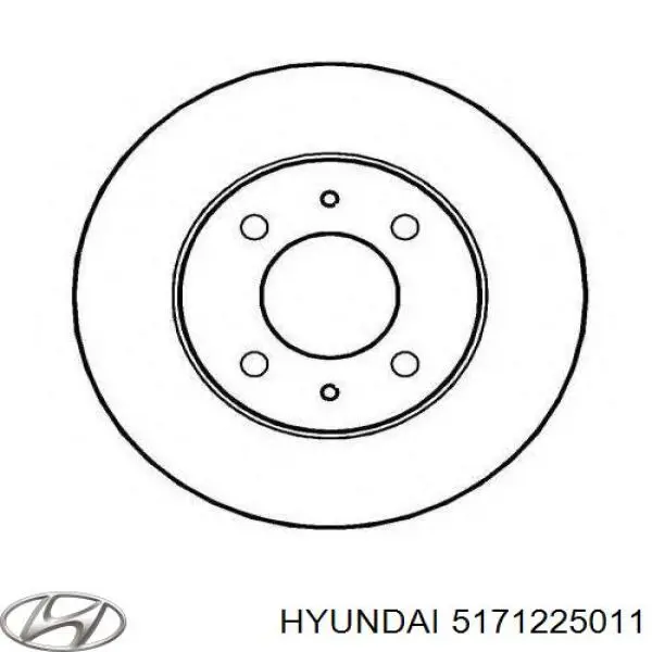 Тормоз дисковый передний Hyundai/Kia 5171225011 цена, от 28.33 USD