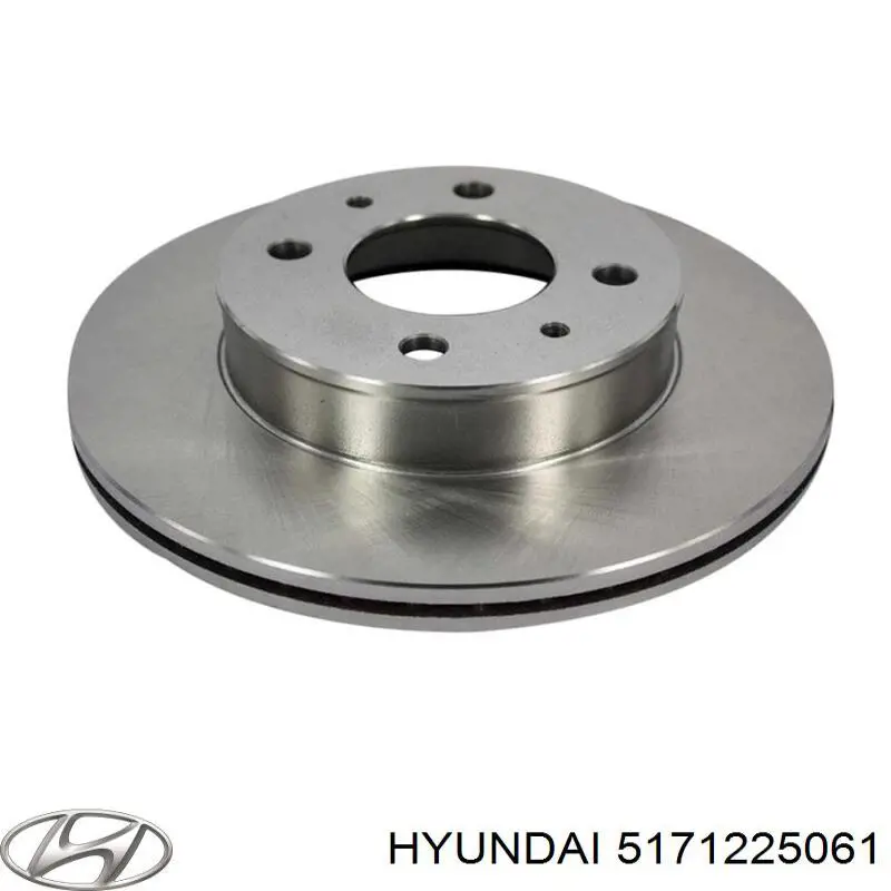 5171225061 Hyundai/Kia диск тормозной передний