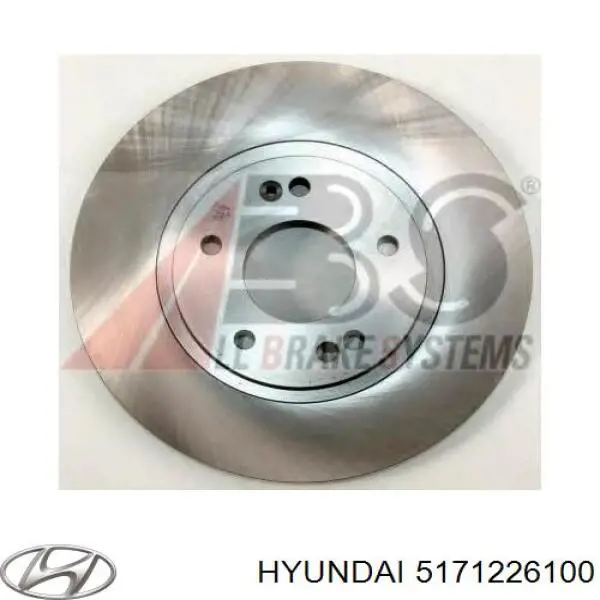 Купить 5171226100 Hyundai/Kia Ротор тормозной