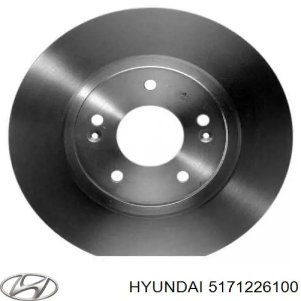Передние тормозные диски 5171226100 Hyundai/Kia