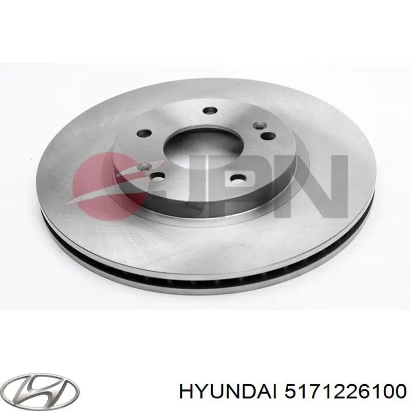 Передние тормозные диски 5171226100 Hyundai/Kia