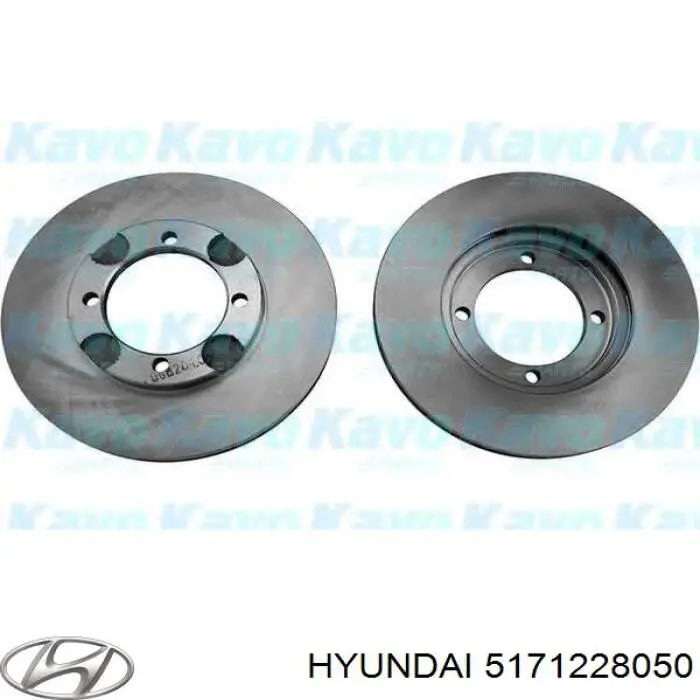 5171228050 Hyundai/Kia диск тормозной передний