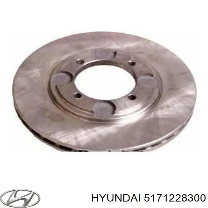 Передний тормозной диск Hyundai/Kia 5171228300