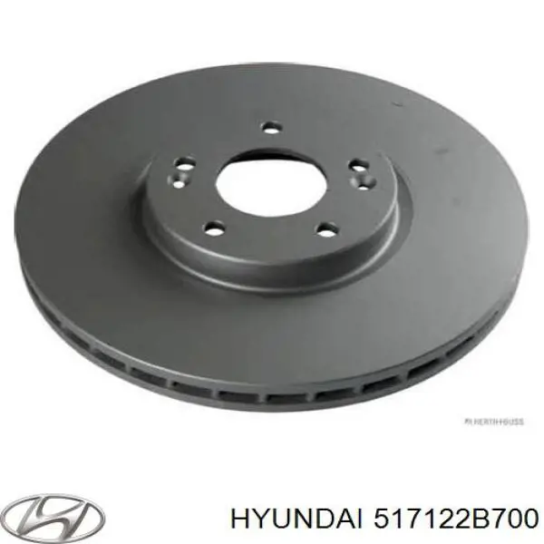 Купить 517122B700 Hyundai/Kia Ротор тормозной