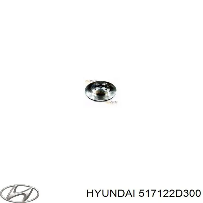 Тормоз дисковый передний Hyundai/Kia 517122D300 цена, от 27.97 USD