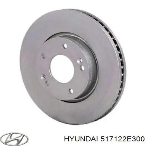 Тормоз дисковый передний Hyundai/Kia 517122E300 цена, от 38.14 USD