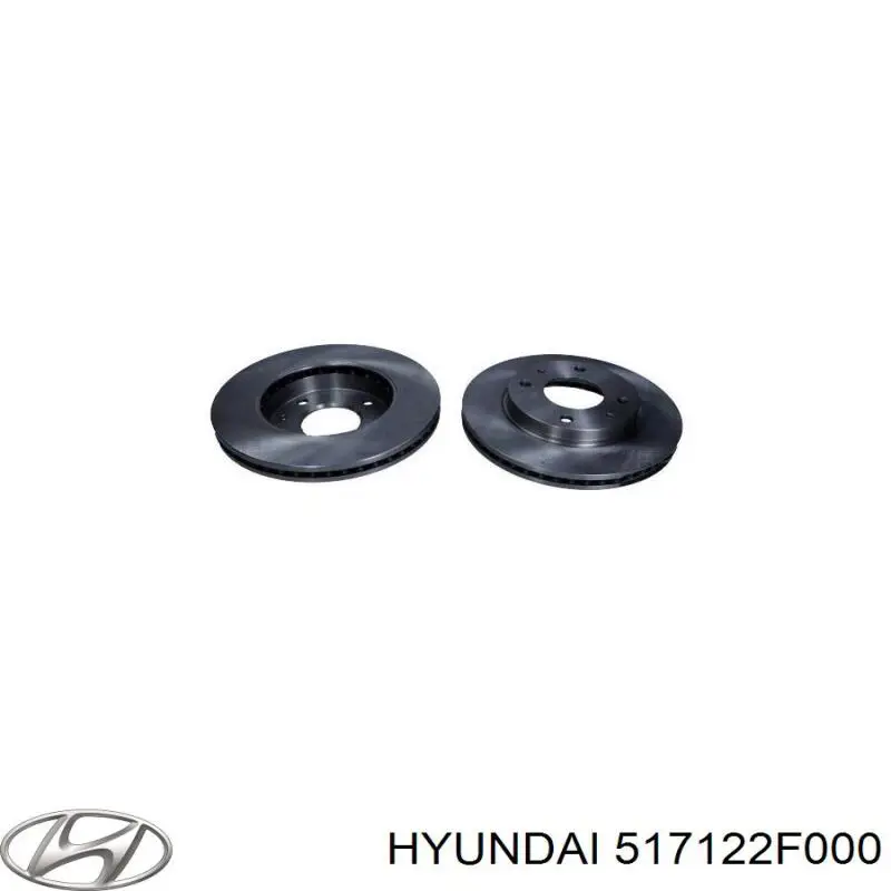 Купить 517122F000 Hyundai/Kia Ротор тормозной