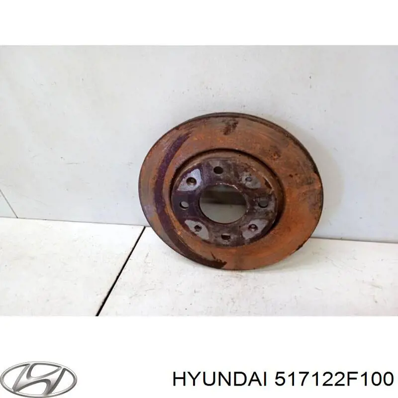 Купить 517122F100 Hyundai/Kia Ротор тормозной