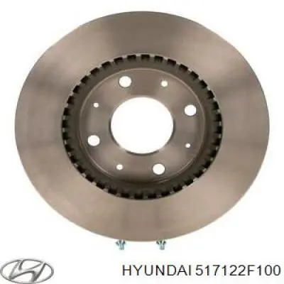 Тормоз дисковый передний Hyundai/Kia 517122F100 цена, от 22.57 USD
