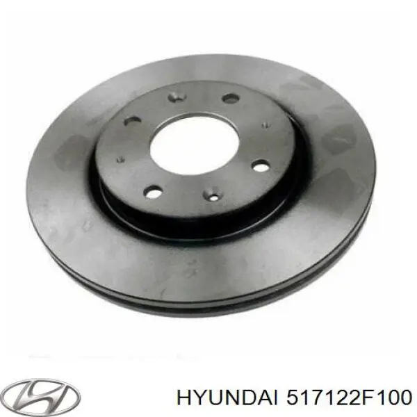Передние тормозные диски 517122F100 Hyundai/Kia