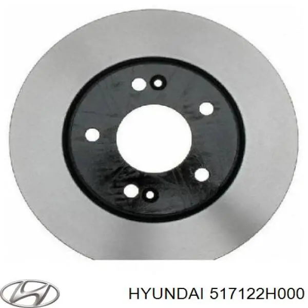 Передний тормозной диск Hyundai/Kia 517122H000