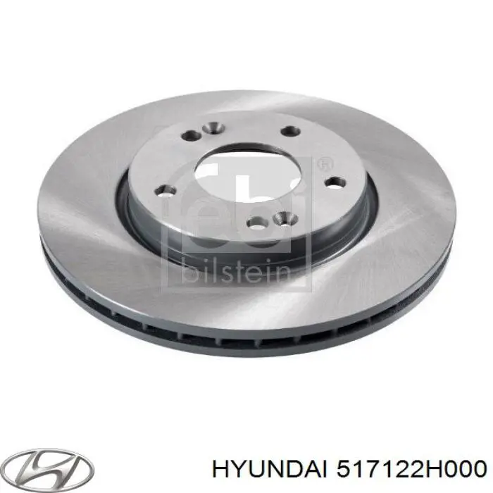 Купить 517122H000 Hyundai/Kia Ротор тормозной