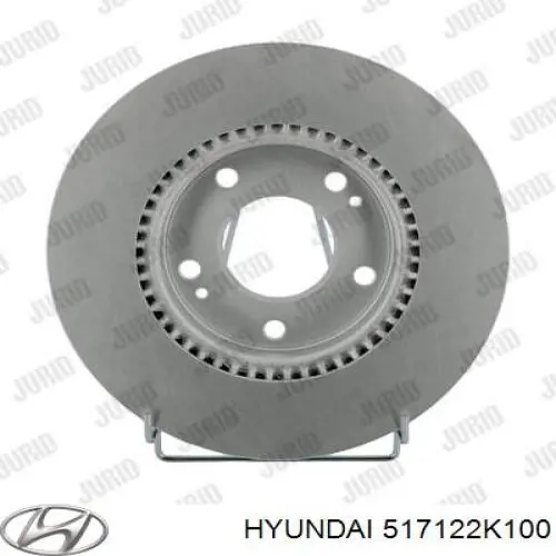 Передние тормозные диски 517122K100 Hyundai/Kia