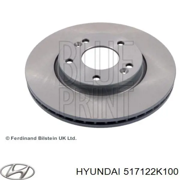Тормоз дисковый передний Hyundai/Kia 517122K100 цена, от 39.27 USD