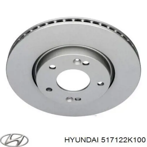 Купить 517122K100 Hyundai/Kia Ротор тормозной
