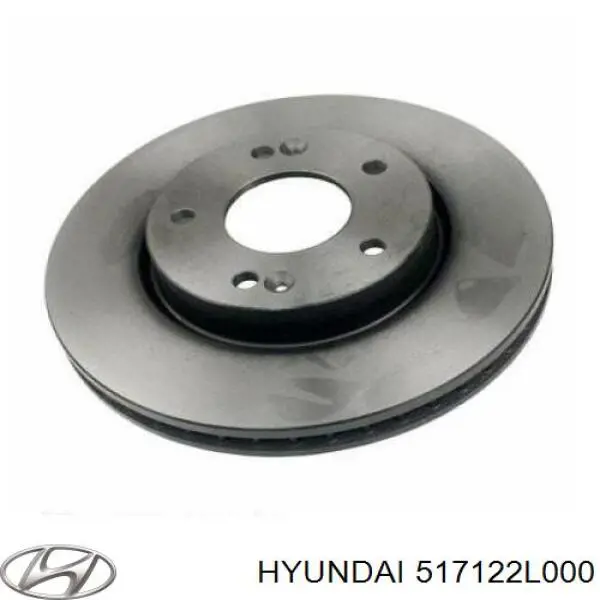 Передний тормозной диск Hyundai/Kia 517122L000
