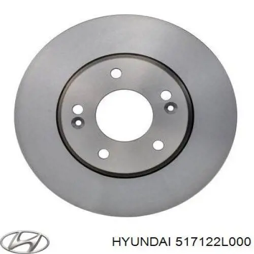 Тормоз дисковый передний Hyundai/Kia 517122L000 цена, от 39.60 USD