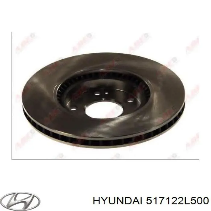 Купить 517122L500 Hyundai/Kia Ротор тормозной