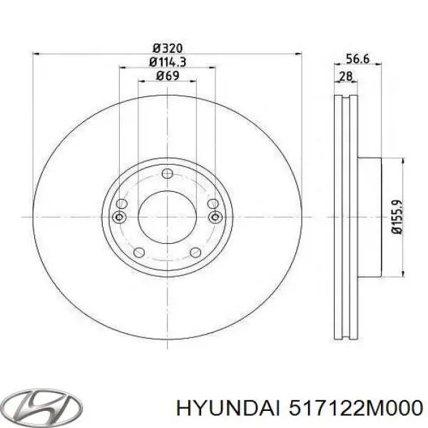 Передний тормозной диск Delphi BG9208C
