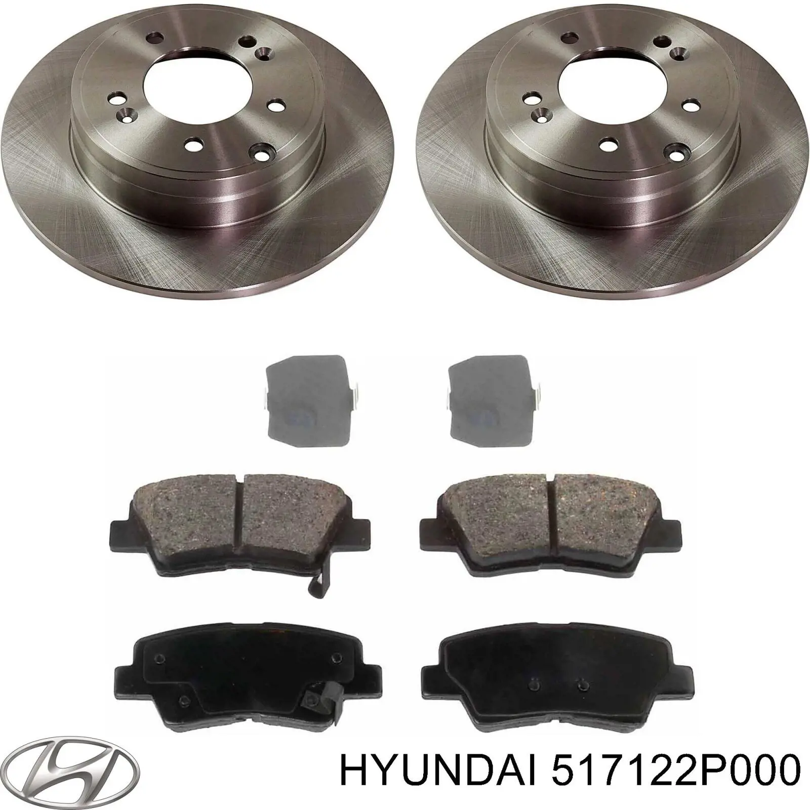 Тормоз дисковый передний Hyundai/Kia 517122P000 цена, от 43.01 USD